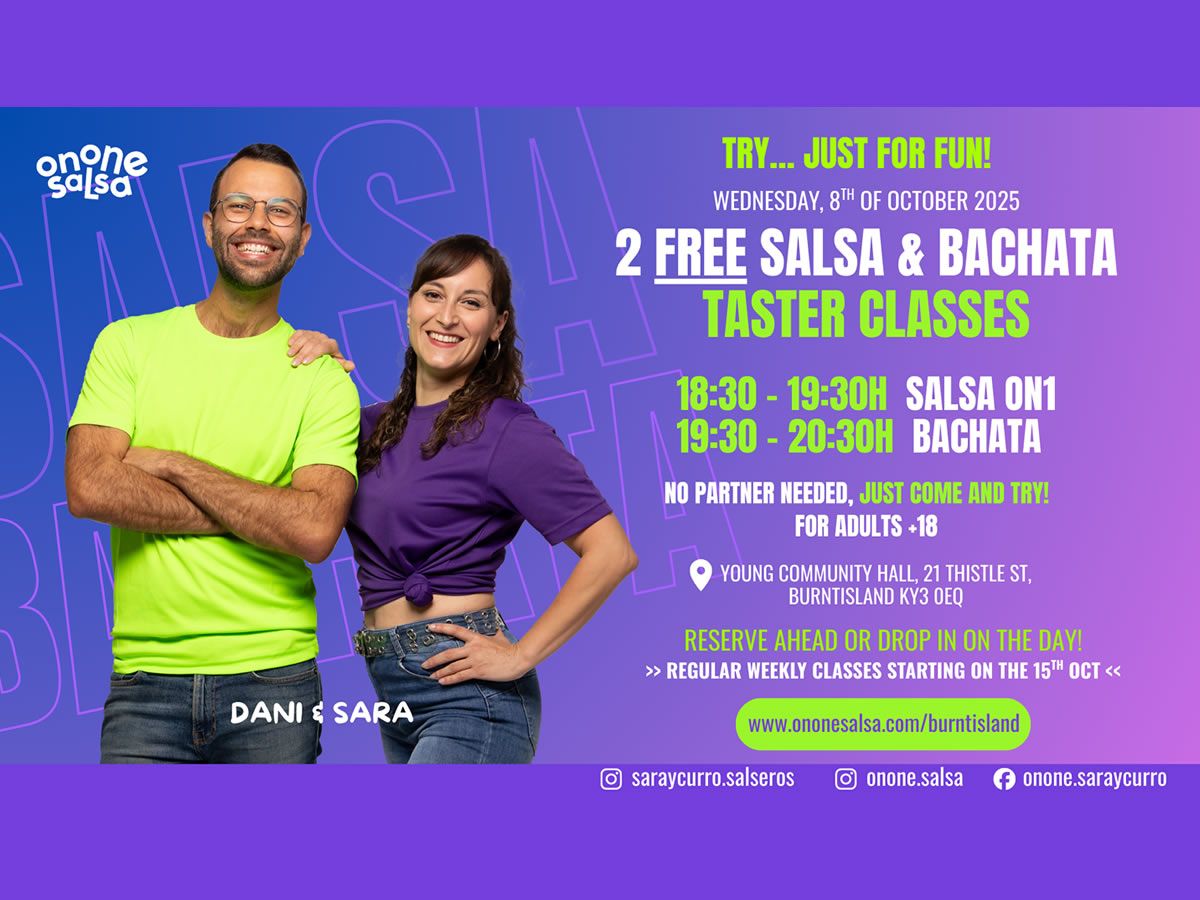 Try Salsa and Bachata in Burntisland