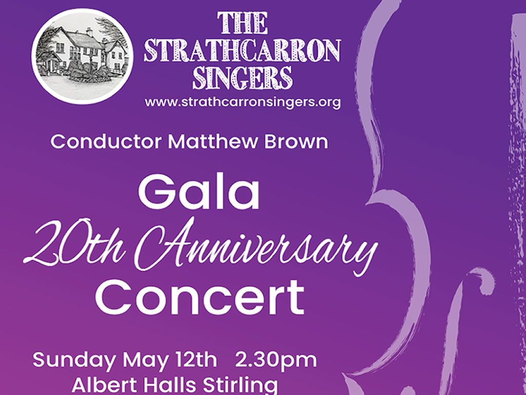 Strathcarron Singers 20th Anniversary Concert