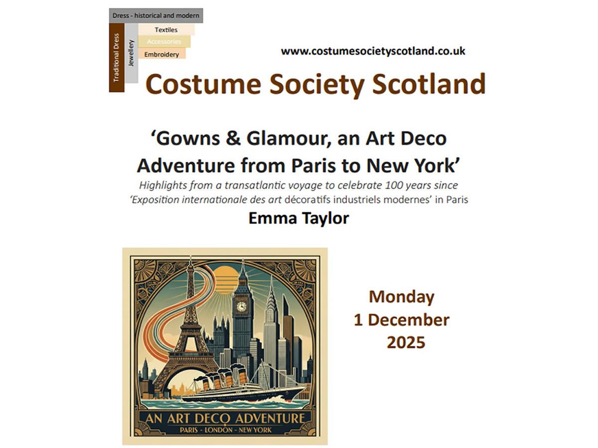 Gowns & Glamour, an Art Deco Adventure from Paris to New York