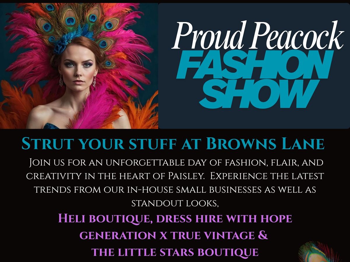 Proud Peacock Fashion Show