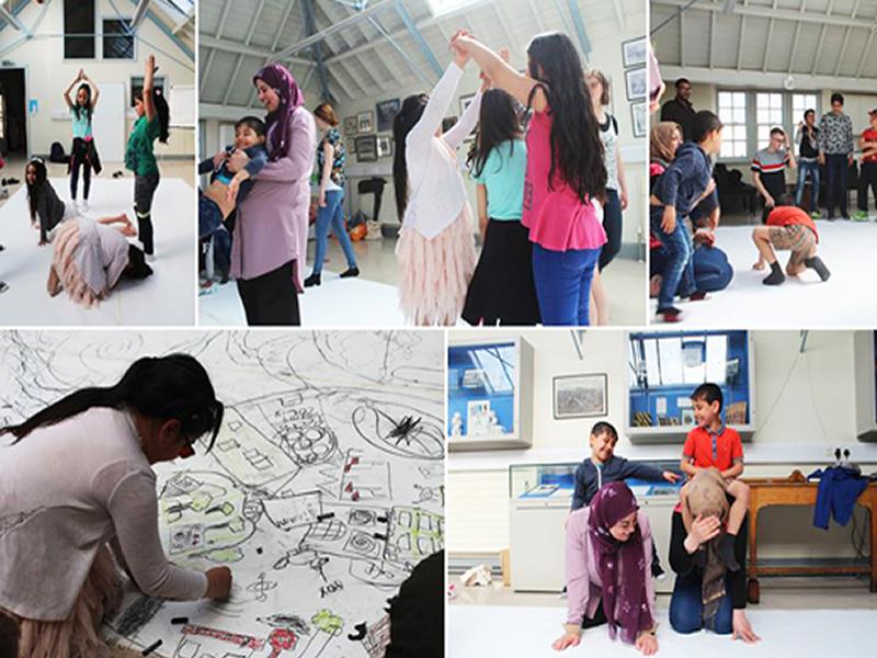 Refugee families to unveil an exhibition of their artwork