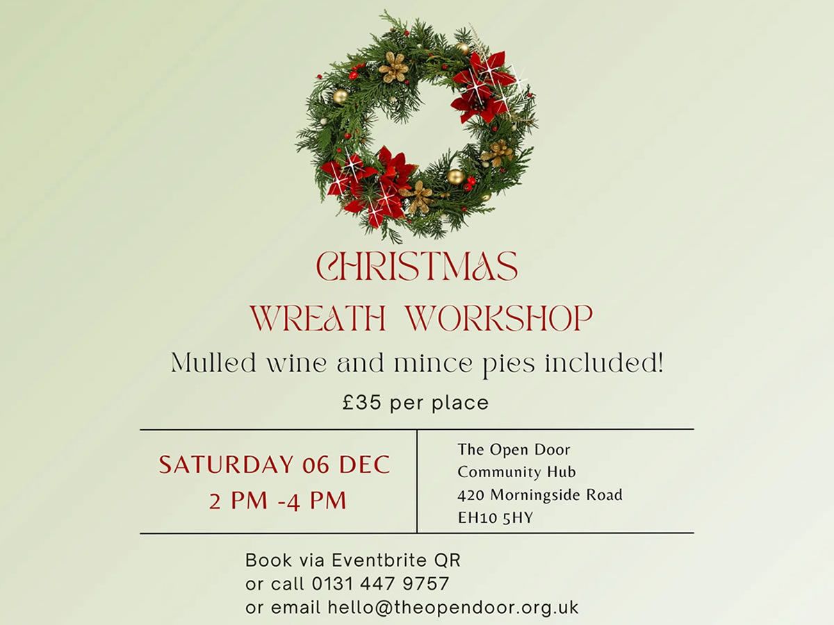 Christmas Wreath Making and Mulled Wine Afternoon for Charity