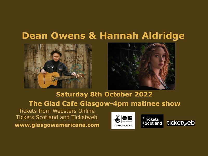 Glasgow Americana Festival: Dean Owens & Hannah Aldridge