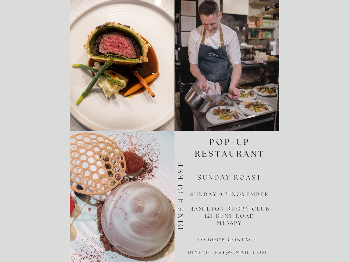 Pop Up Restaurant - Sunday Roast
