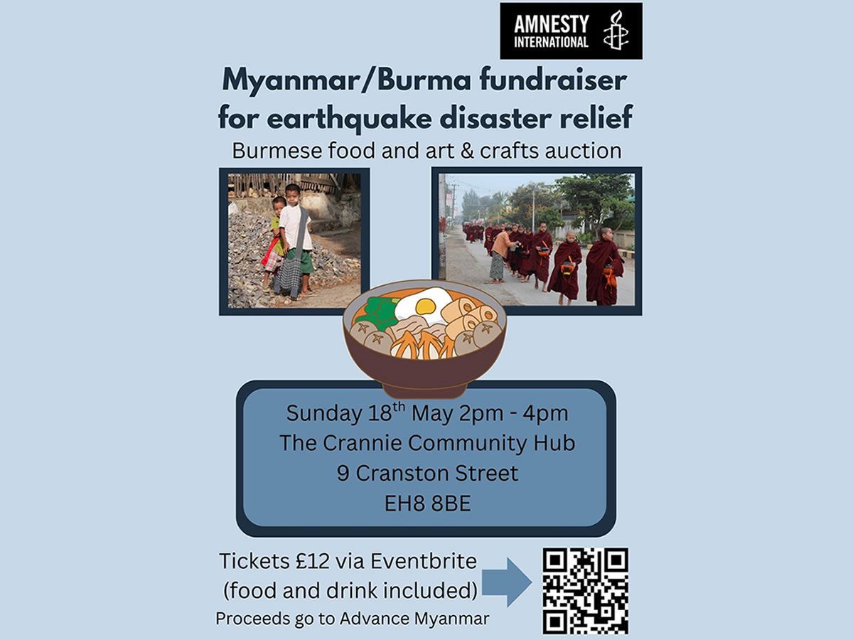 Myanmar Earthquake Fundraiser