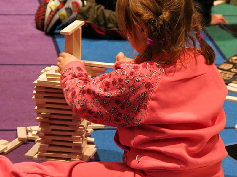 Edinburgh Science Festival Construction Challenges at City Art Centre