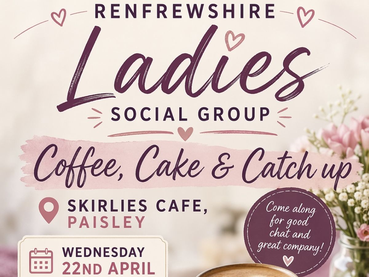 Renfrewshire Ladies Social Group: Coffee, Cake & Catch Up