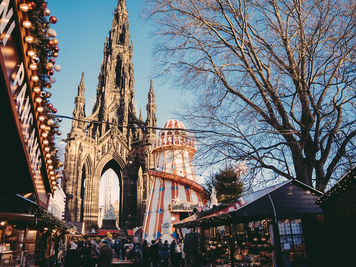 Scottish and international traders make Edinburghs Christmas Market sparkle with festive magic