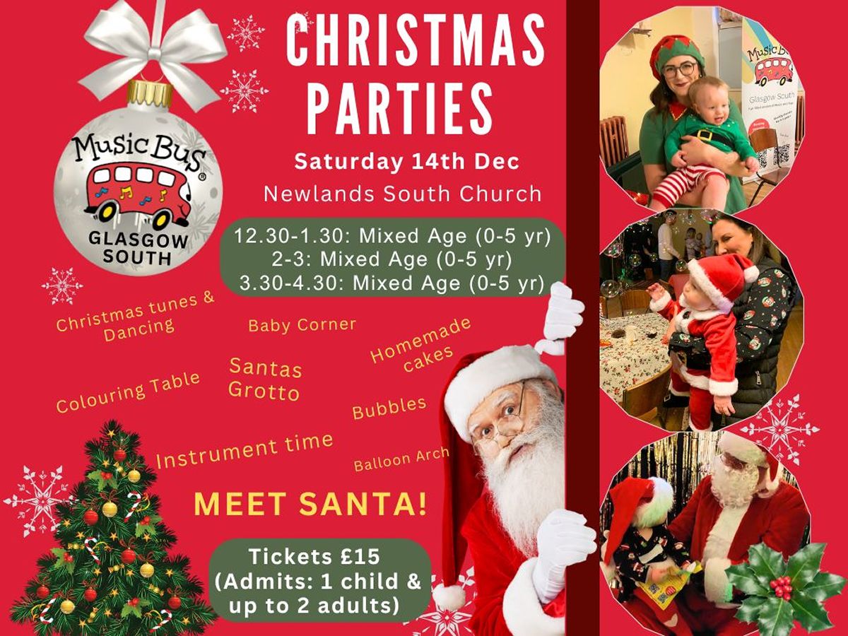Music Bus Christmas Parties (With Santa)
