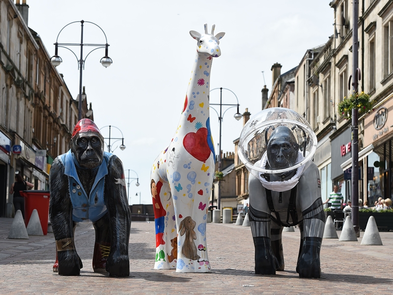 Safari animals congregate in Hamilton for one last time ahead of charity auction