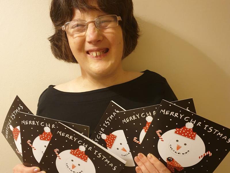 Quarriers unveil Christmas cards designed by people supported by the social care charity