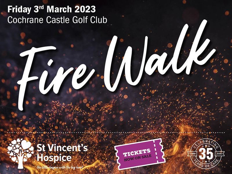 St. Vincent’s Hospice Firewalk