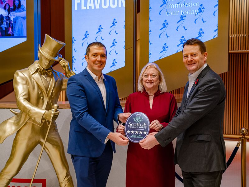 Johnnie Walker Princes Street achieves VisitScotland Five Star Attraction accreditation