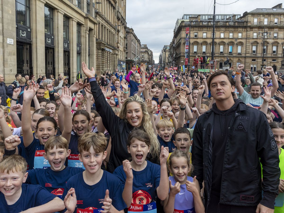 Too fast to be last! BBC Gladiators Apollo and Athena set to start AJ Bell Junior and Mini Great Scottish Run Races 2025