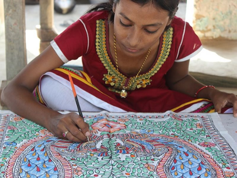 UK India Dosti: Indian Folk Art Festival - Madhubani Art