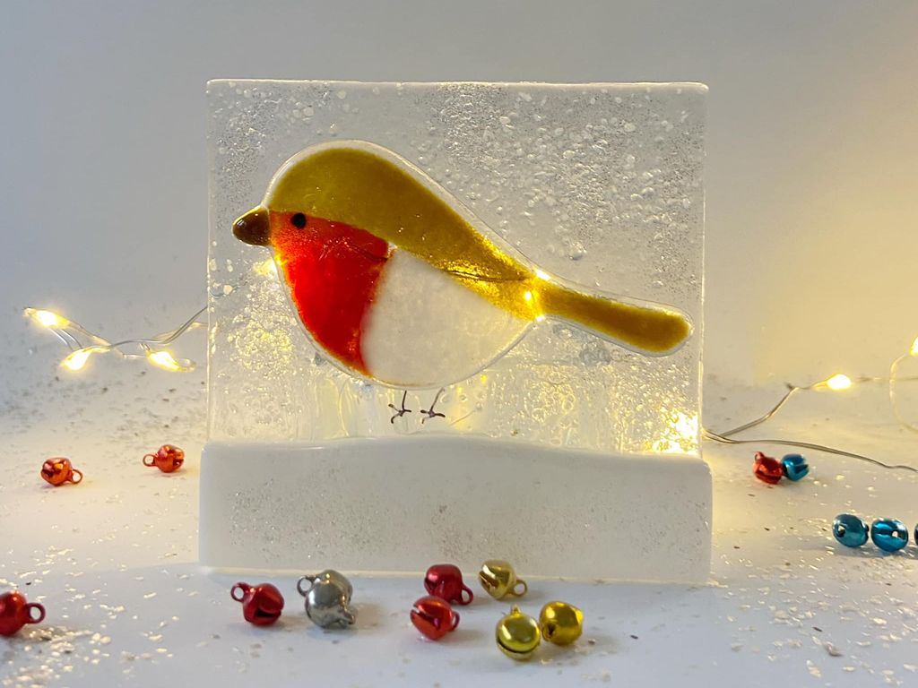 Gill Chesnutt Glass Christmas Open Studio
