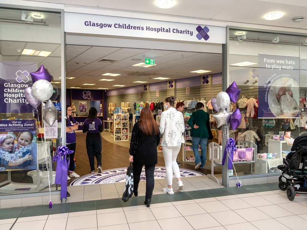 Glasgow Children’s Hospital Charity Shop 1st Birthday Celebrations