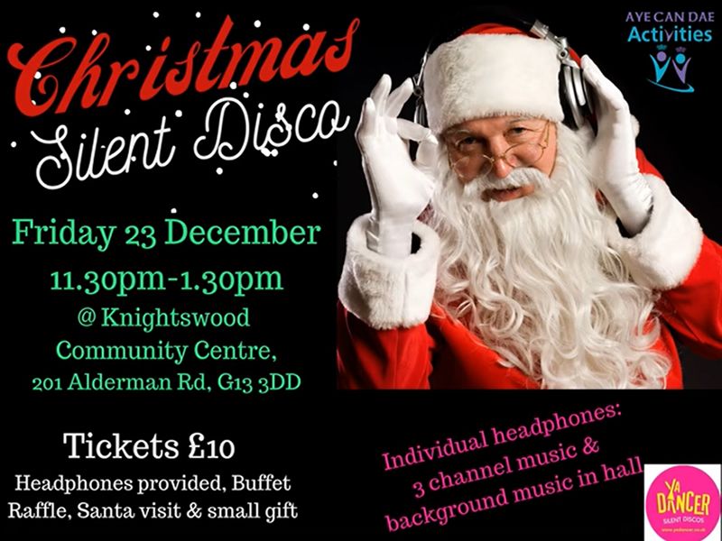 Christmas Silent Disco at Knightswood Community Centre, Glasgow West