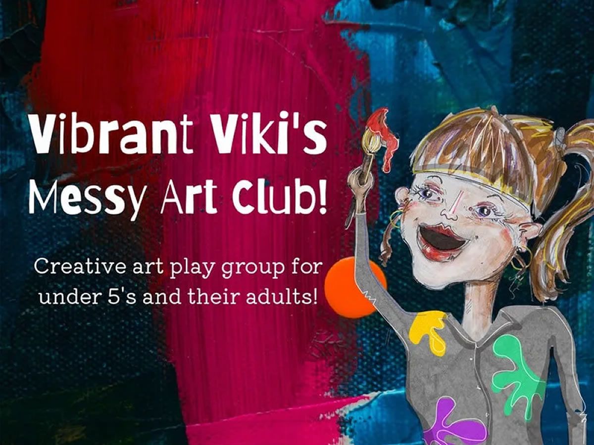 Vibrant Viki’s Messy Art Club