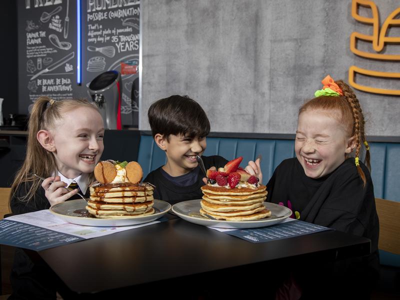 Stack & Still confirm all pancake proceeds to be donated to Cash For Kids today