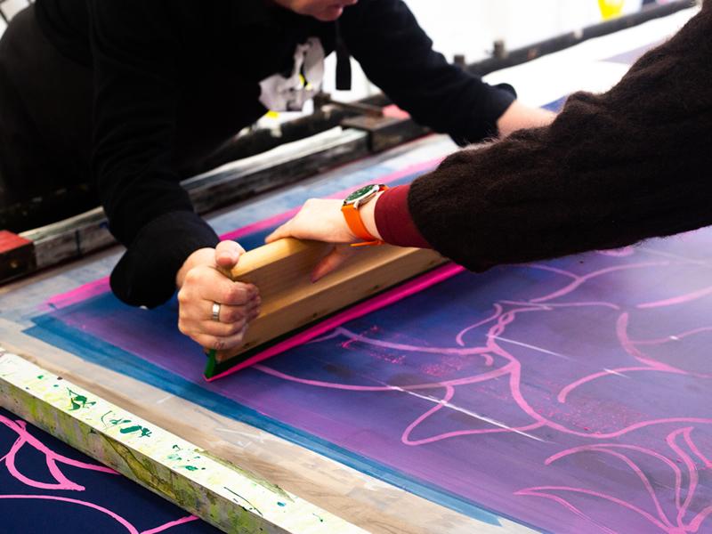 Textile Screen Printing Intermediate Course