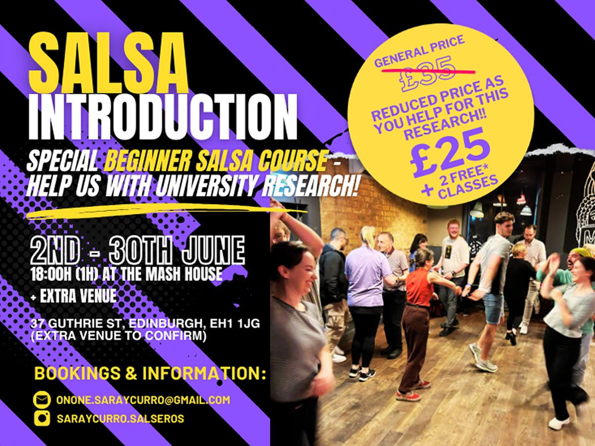 Learn Salsa while helping with University Research!