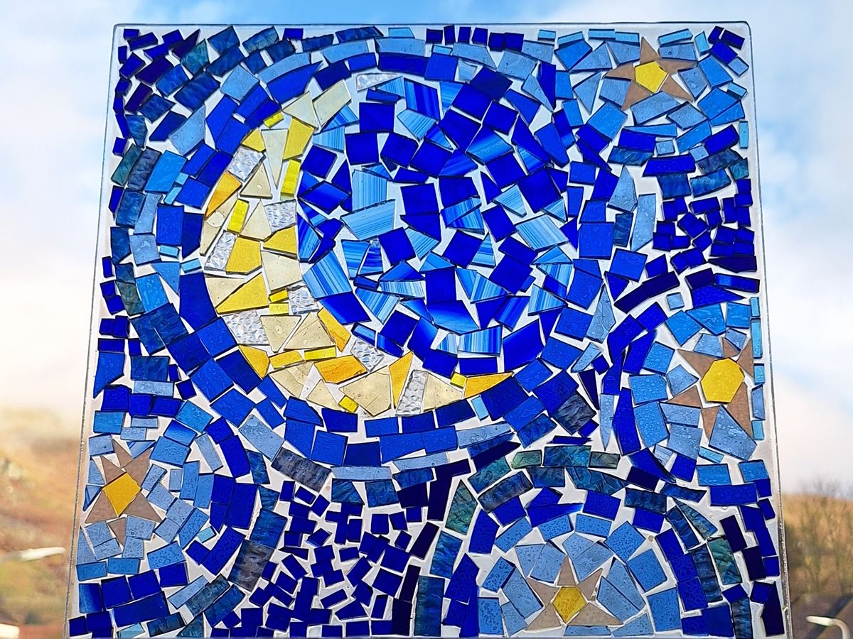 Glass-on-Glass Mosaic Suncatchers with Emma Lindsay