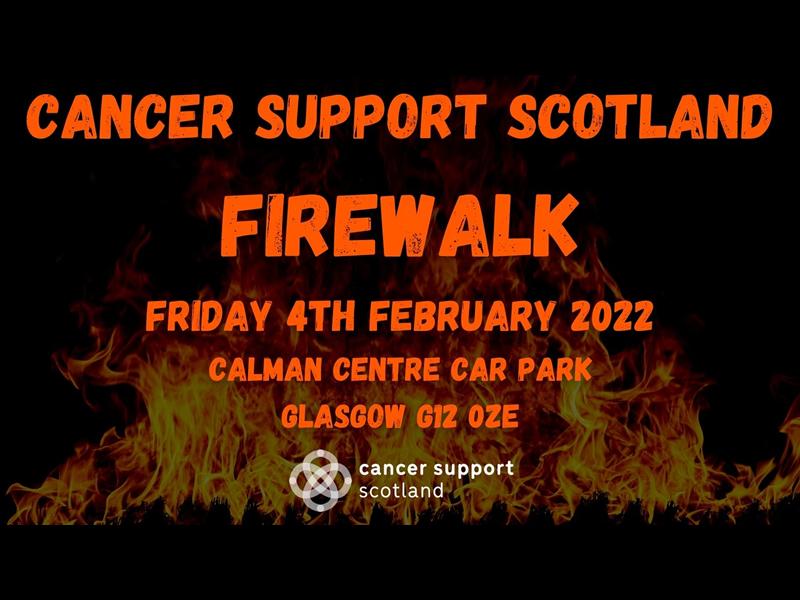 Cancer Support Scotland’s Firewalk