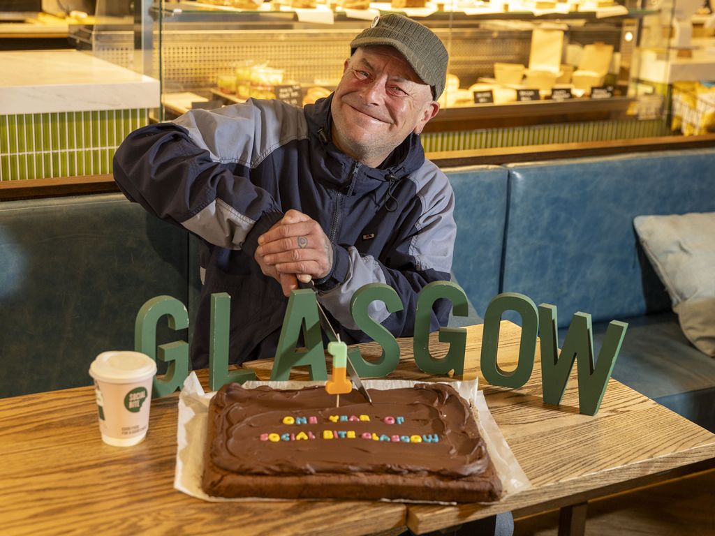 Social Bite Glasgow coffee shop celebrates one year anniversary