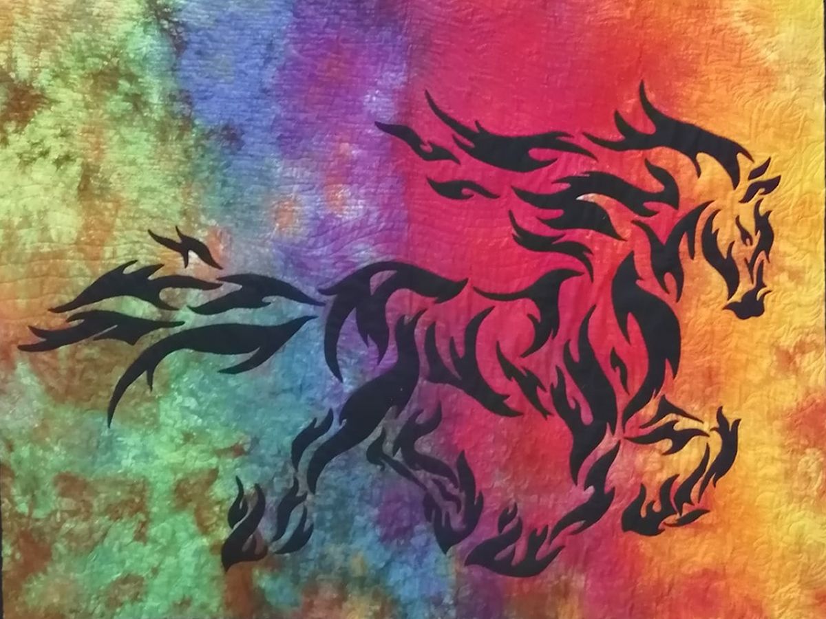 Glasgow Gathering of Quilters - Silhouette Wall hanging Workshop with Debbie Renton