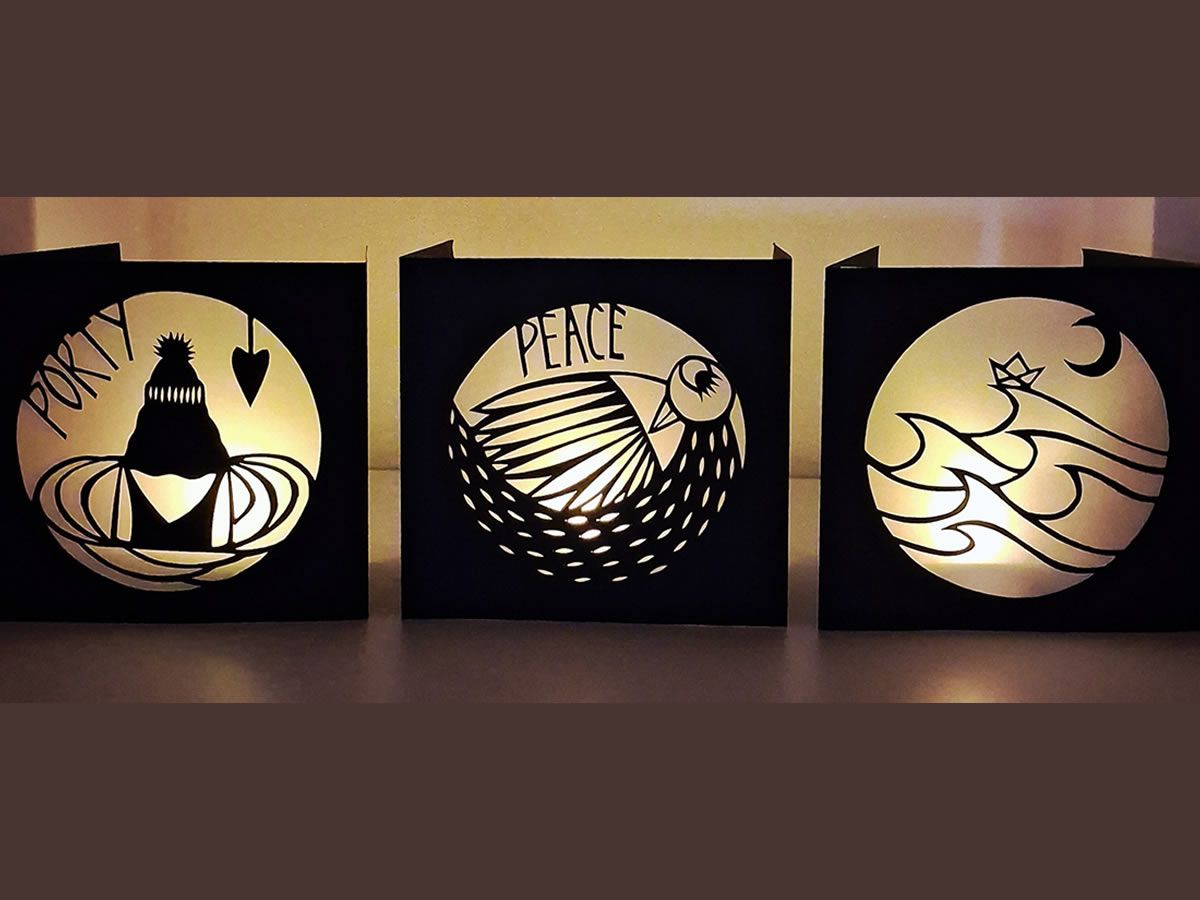 Winter Papercut Lanterns Workshop