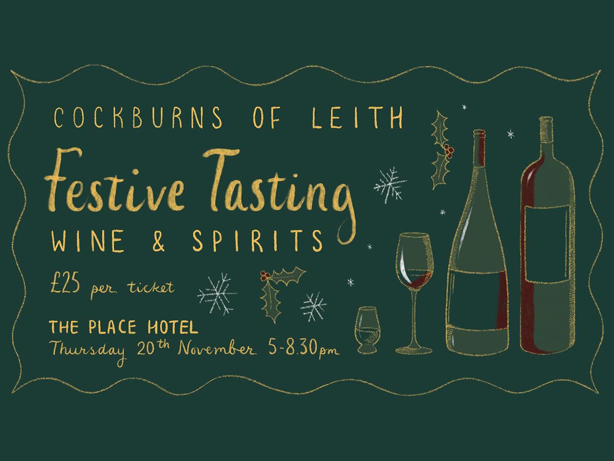 Cockburns of Leith Festive Wine & Spirits Tasting