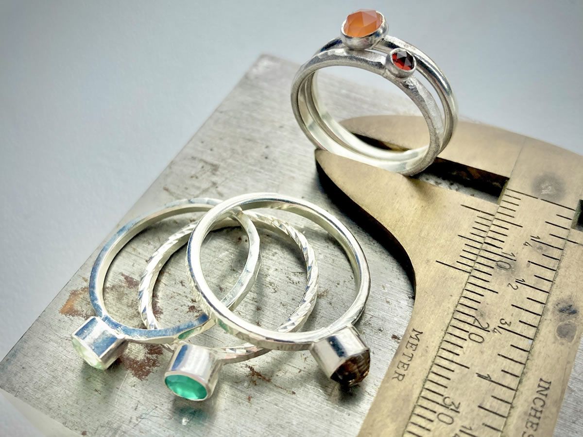 Stacking Gemstone Rings Workshop