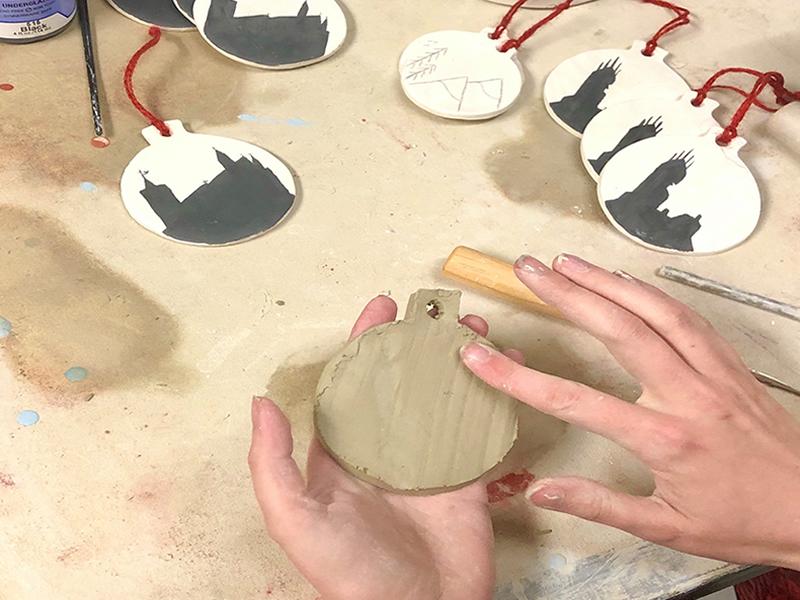 Christmas Clay Bauble Making with MacKintosh Made - Adult Class