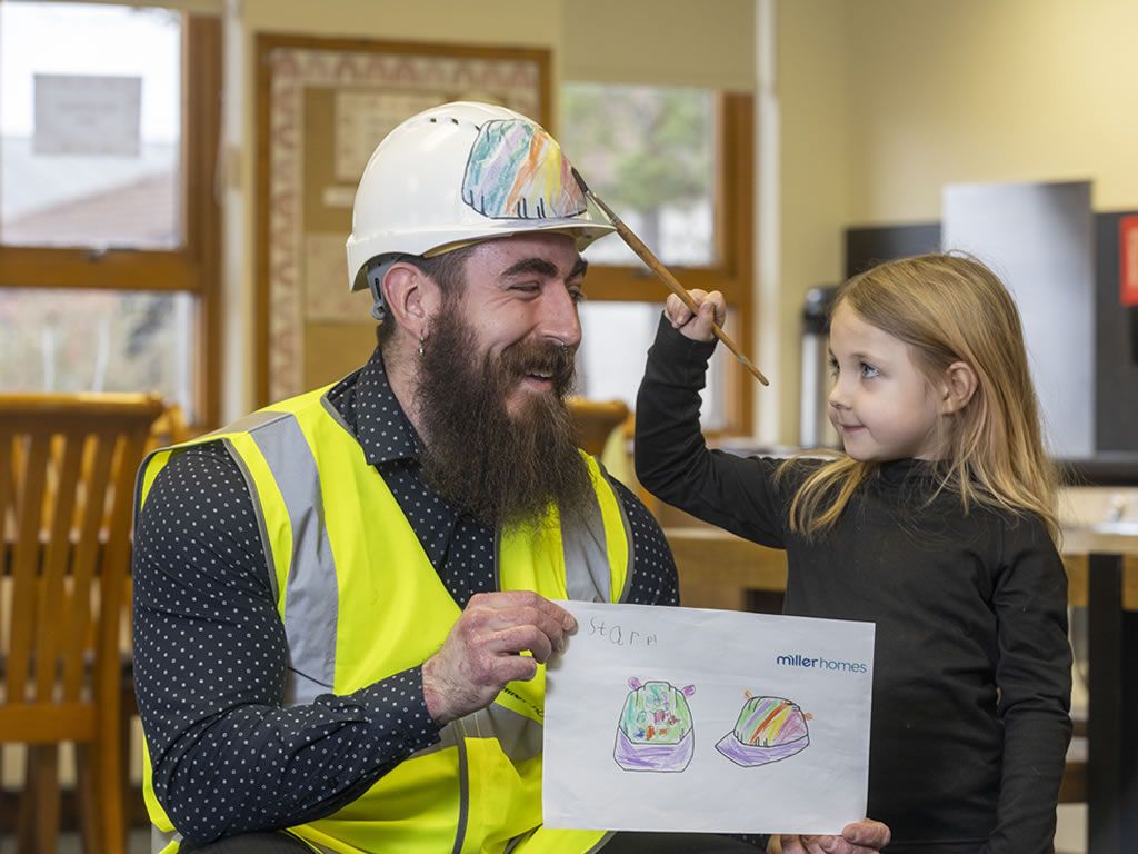 Local pupil wins Easter hard hat design competition
