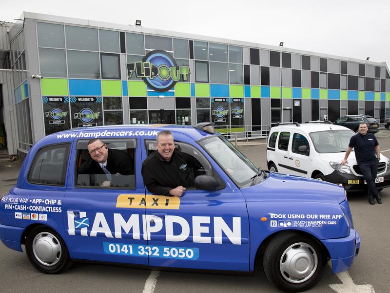 Hampden Cars geared up to help local trampoline park