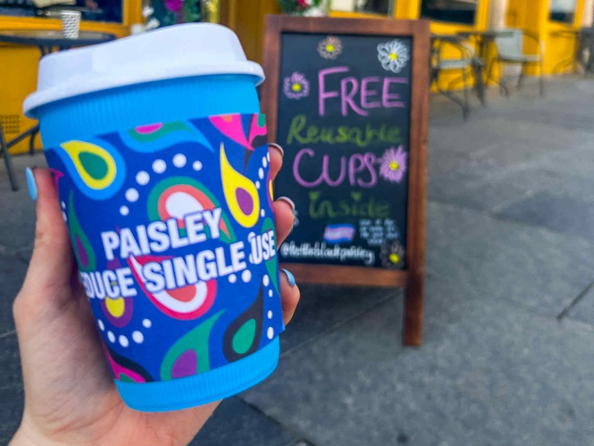 Grab your free reusable cup!