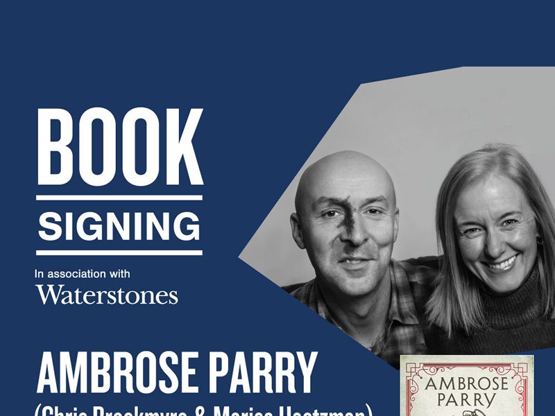 An Evening with Ambrose Parry at Waterstones Newton Mearns, Newton