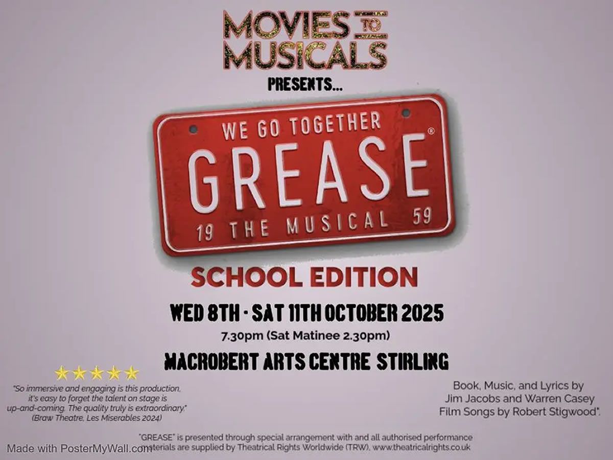 Movies to Musicals Grease - School Edition