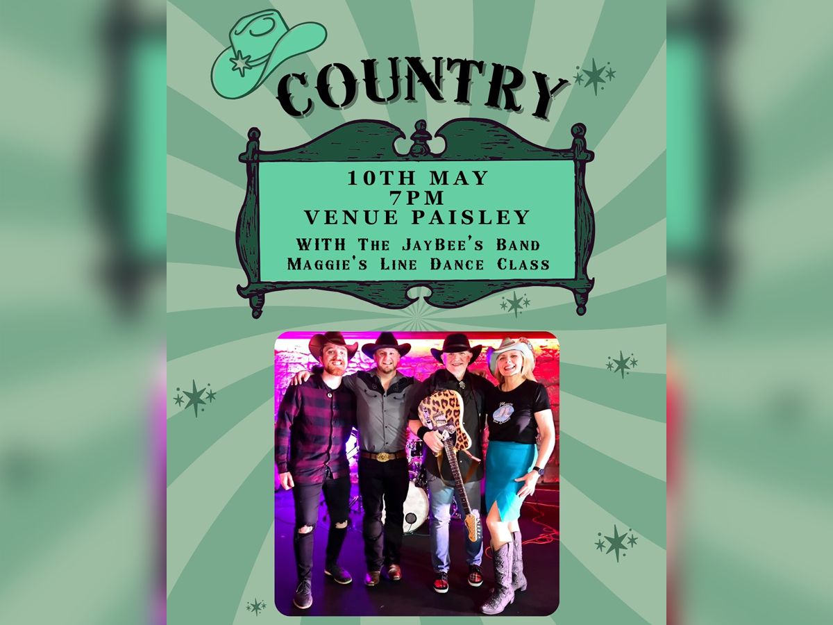 Line Dancing in Paisley with Maggie and The Jaybees Band