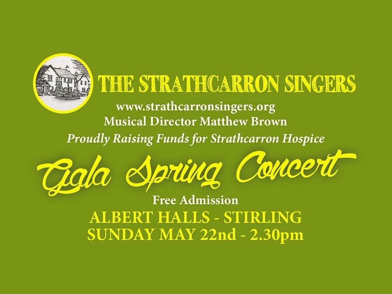 Strathcarron Singers Gala Spring Concert with Special Guests