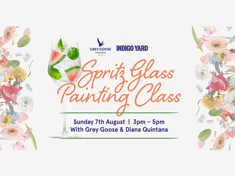 Grey Goose Spritz Glass Painting Class
