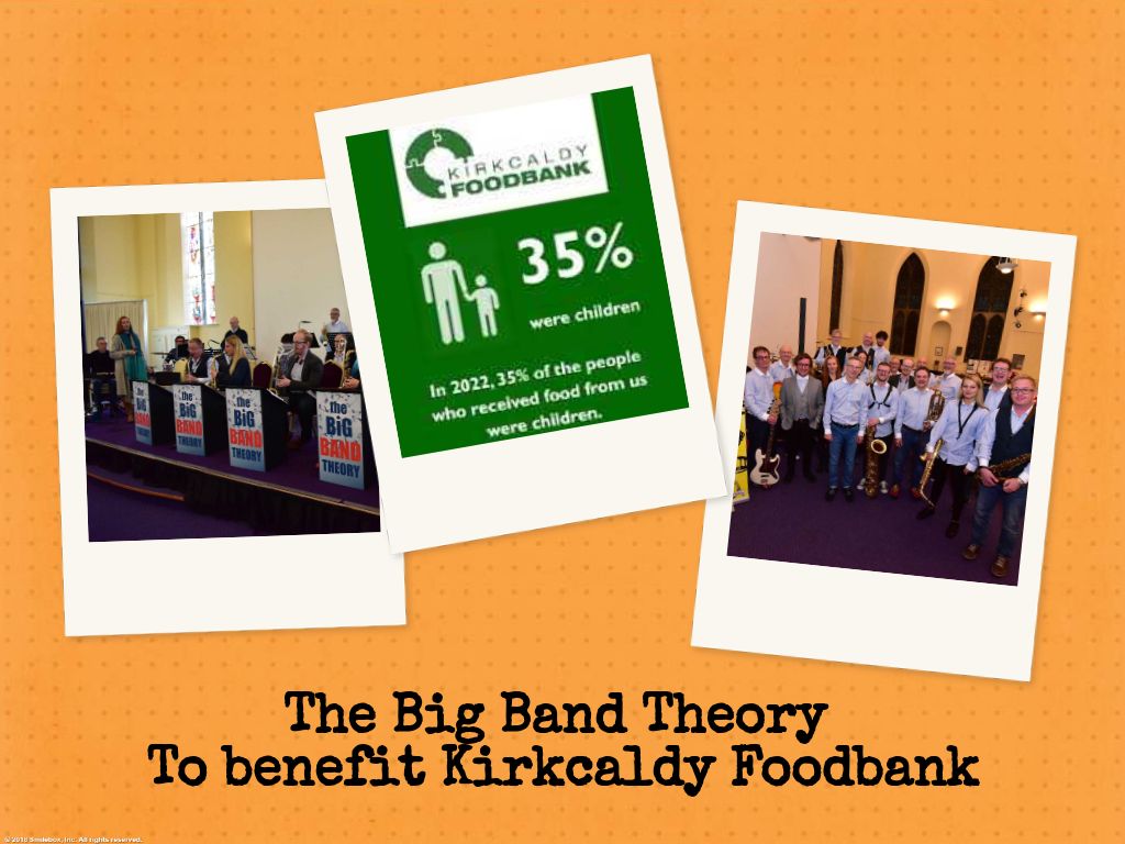 Langtoun Jazz Festival 2024 presents The Big Band Theory Fundraiser for Kirkcaldy Foodbank