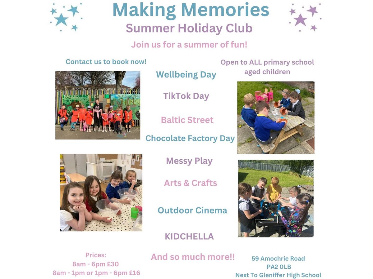 Making Memories Summer Holiday Club