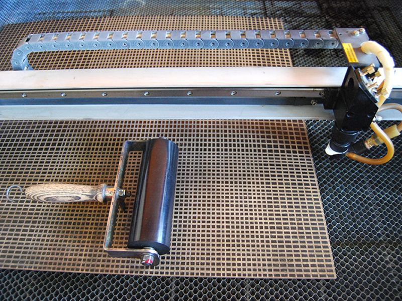 Laser Cut Woodblock Printing at Edinburgh Printmakers, Edinburgh West