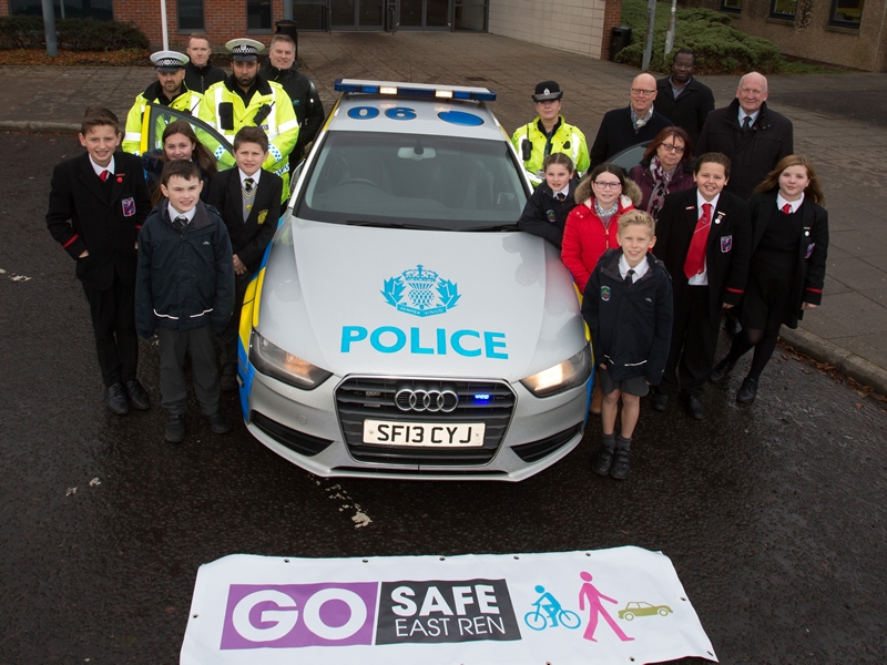 Go Safe East Ren road safety campaign launches