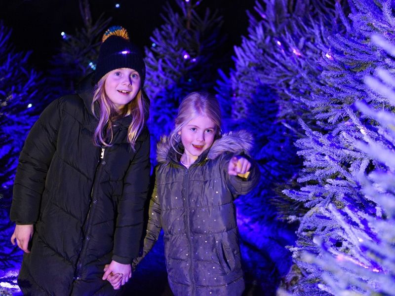 A flying visit from Santa marks the start of the Conifox Christmas