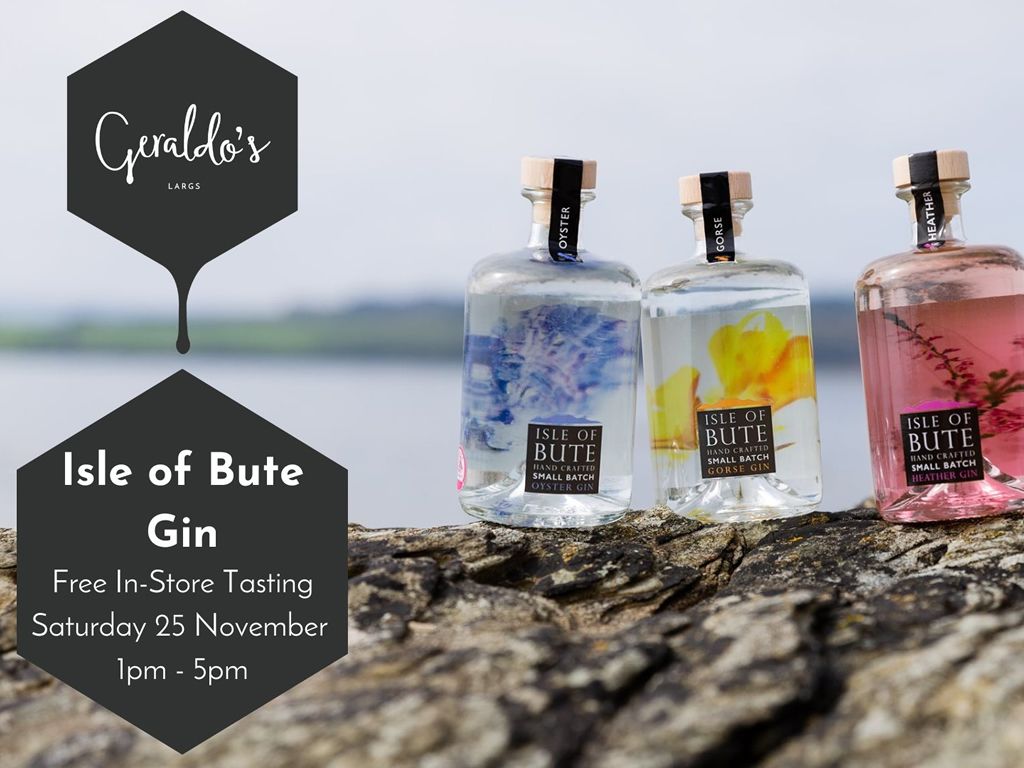 FREE Isle of Bute Gin Tasting