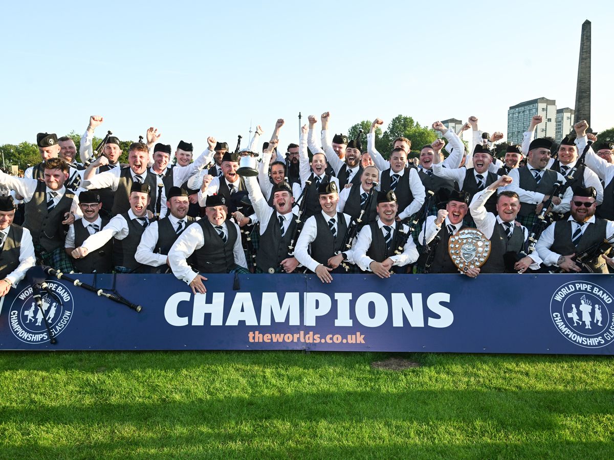 Inveraray & District Pipe Band take the title of 2025 World Pipe Band Champions