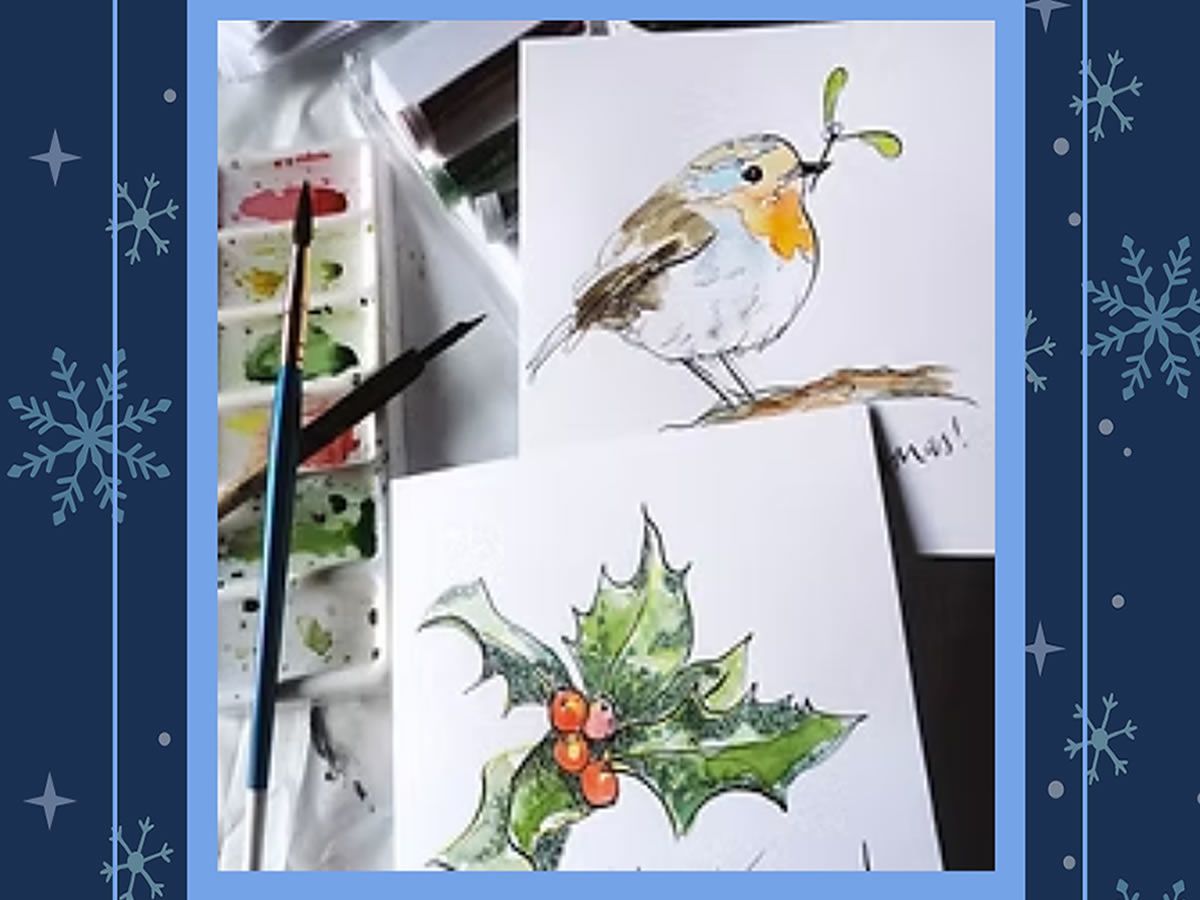 Christmas Cards & Prosecco Workshop